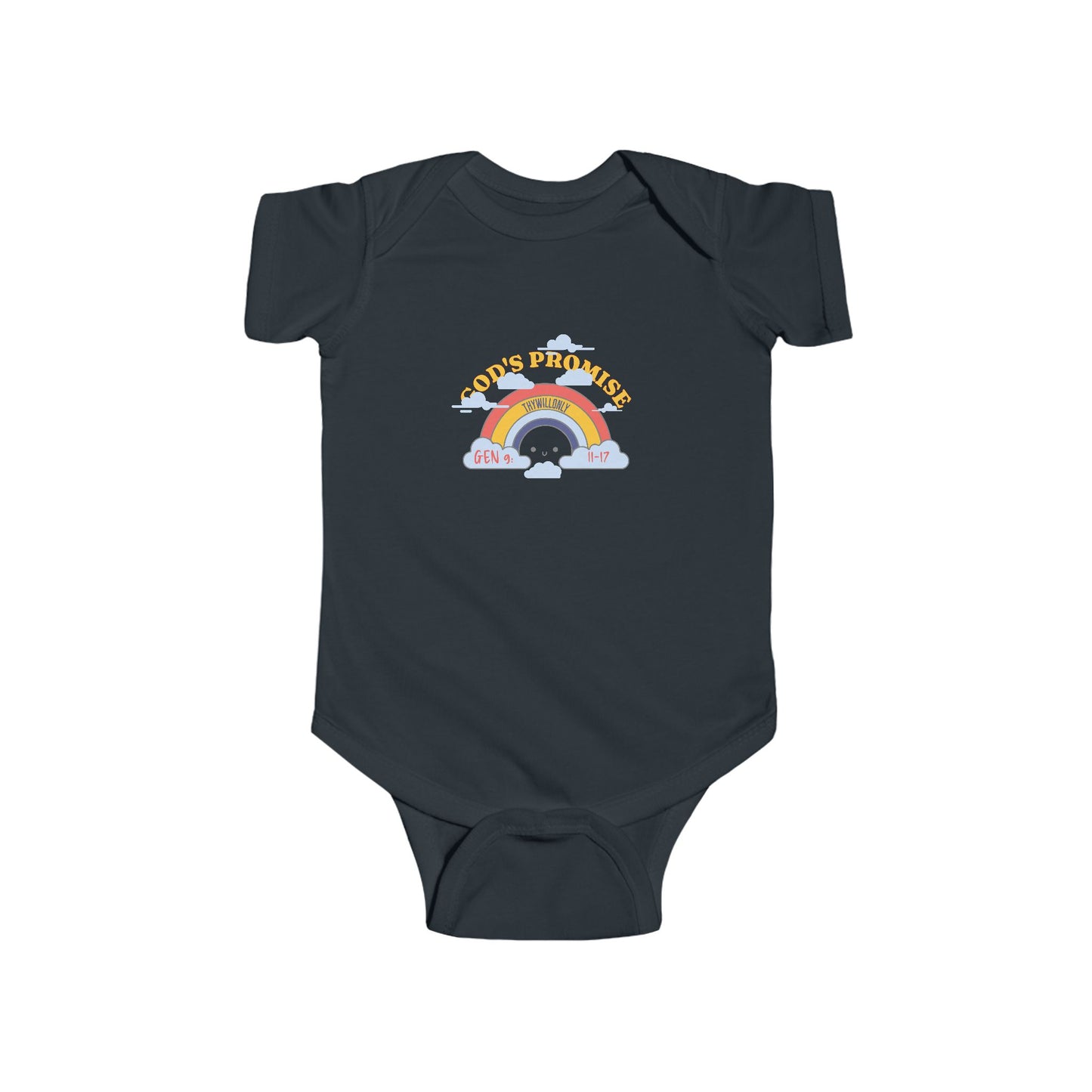 Genesis 9:11-17 - God's Promise Baby Onesie