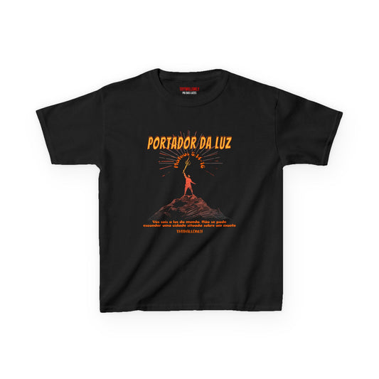 Mateus 5:14–16 Camiseta Infantil: Portador da Luz
