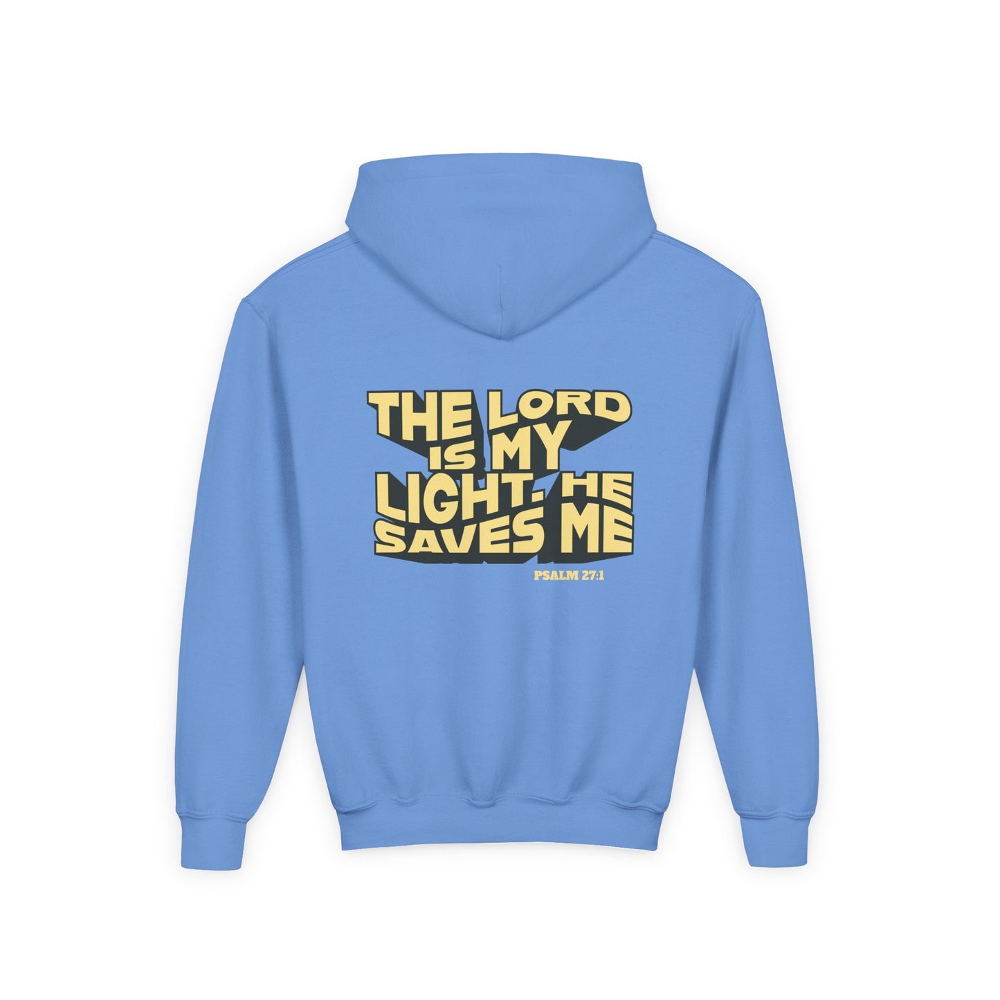 Psalm 27:1 Kids Hoodie – The Lord Is My Light