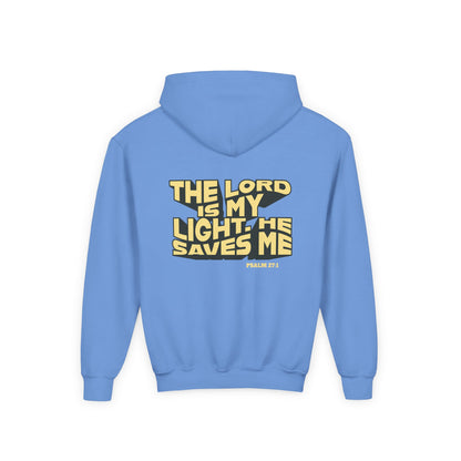 Psalm 27:1 Kids Hoodie – The Lord Is My Light