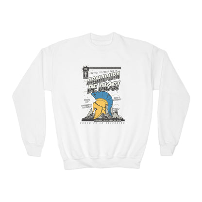 Efesios 6:17 - Sudadera Juvenil: Casco de la Salvación – Armadura de Dios