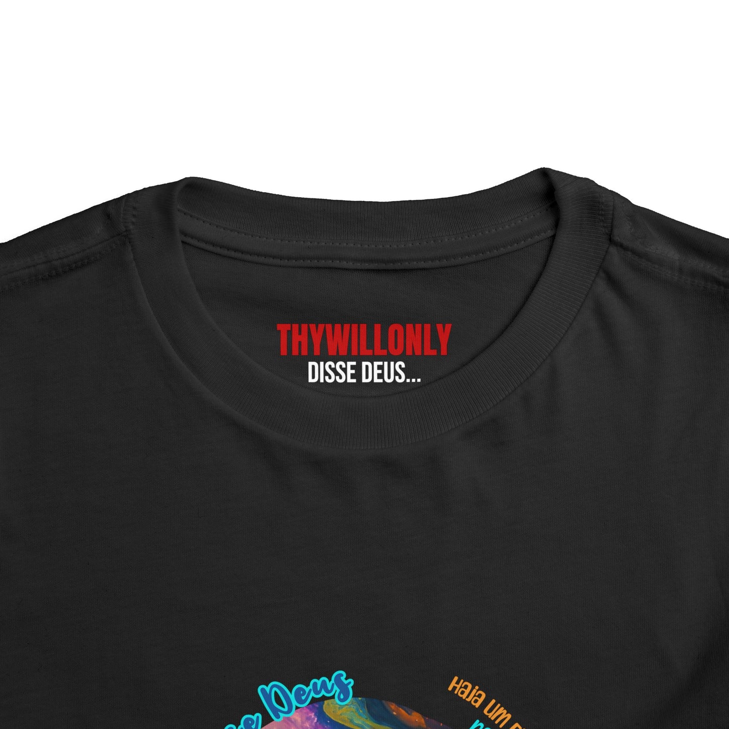 Camiseta Infantil – Dia 2 da Criação: Céu Acima, Águas Abaixo