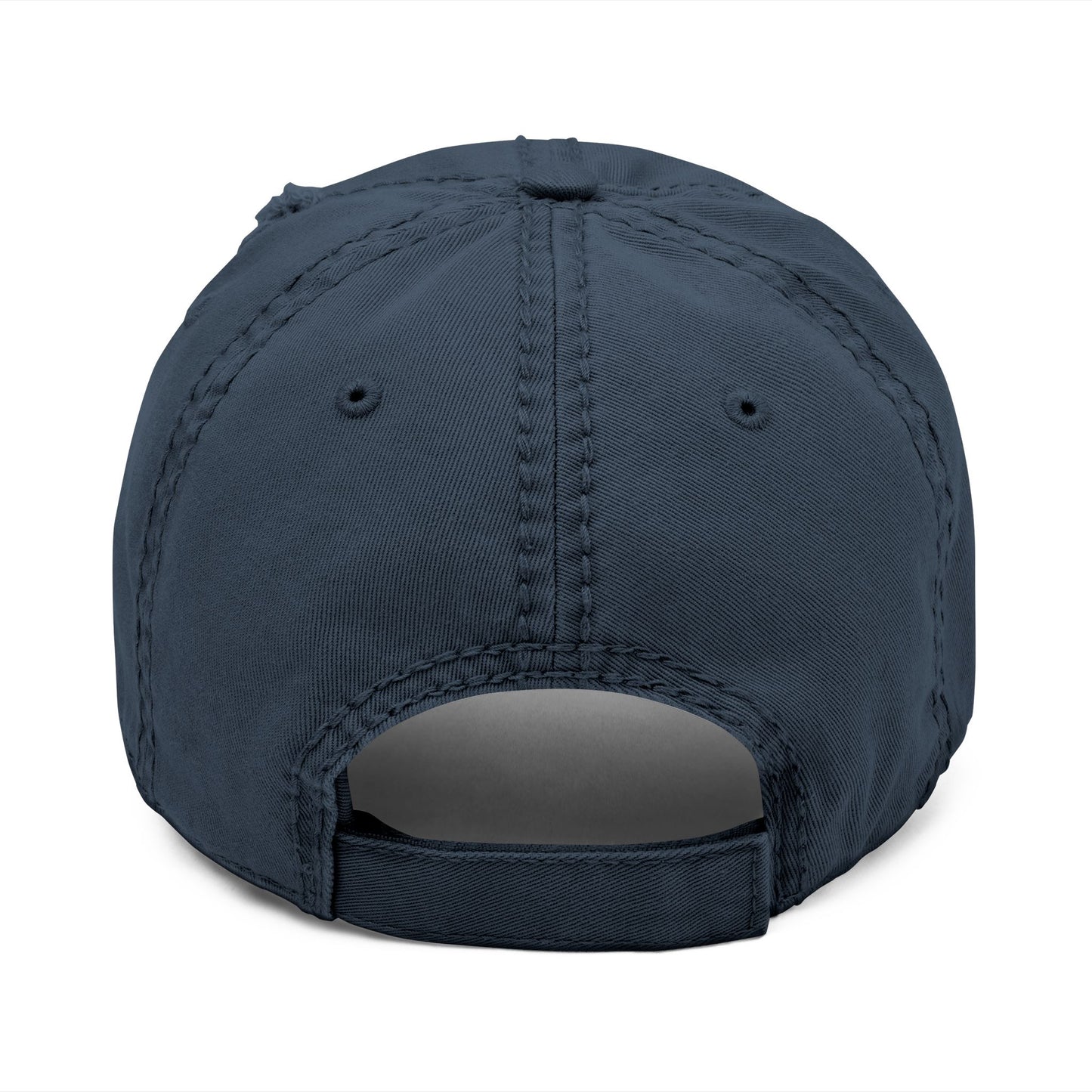 YHWH Distressed Cap - White Letter Edition