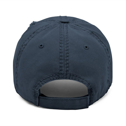 YHWH Distressed Cap - White Letter Edition