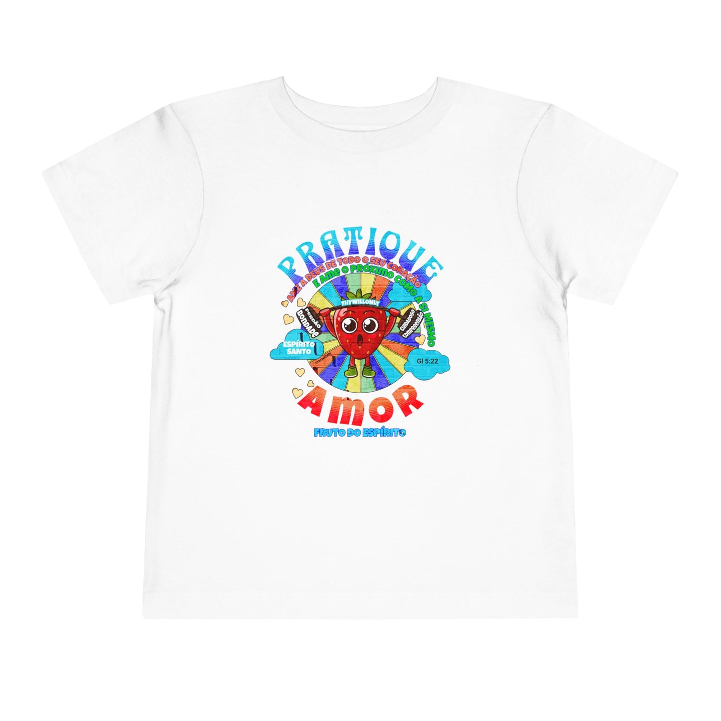 Gálatas 5:22 Camiseta Infantil: Amor – Fruto do Espírito