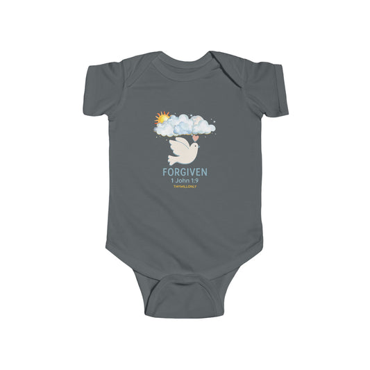 1 John 1:9 - Forgiven Baby Onesie