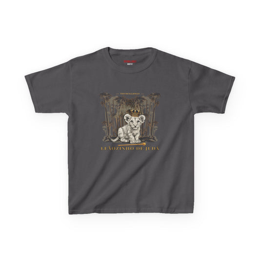 Gênesis 49:9–10 - Camiseta Juvenil: Leãozinho de Judá